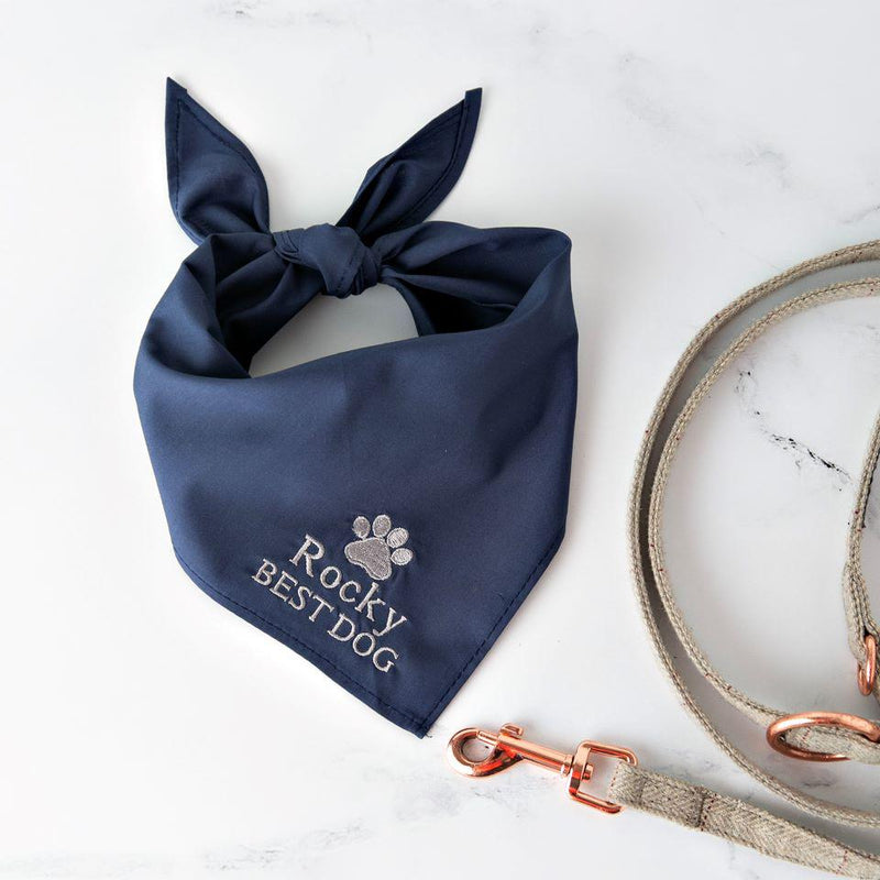 Embroidered Dog Bandanas -  - Qualtry