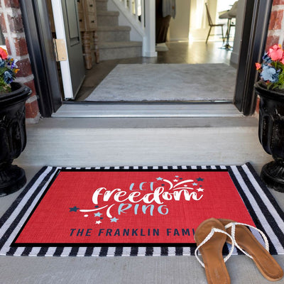 Personalized Patriotic Doormats -  - Qualtry