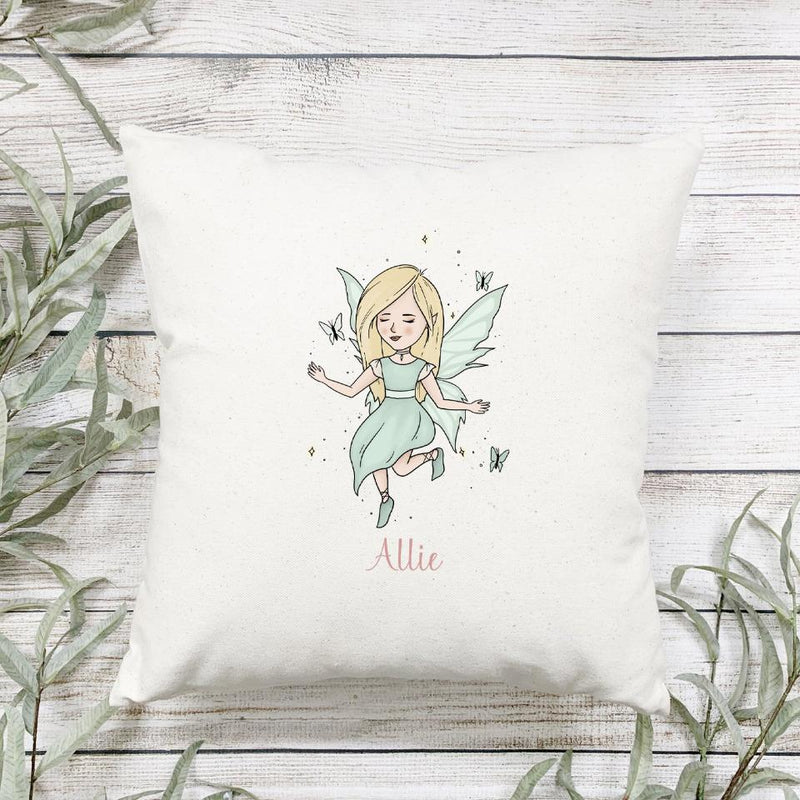 Personalized Kids Fairy Throw Pillow Covers -  - JDS