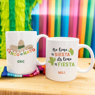 Personalized Fiesta Coffee Mugs -