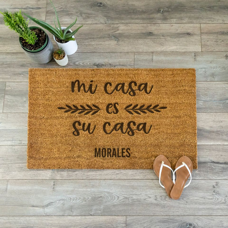 Personalized Espanol Door Mats -  - Qualtry