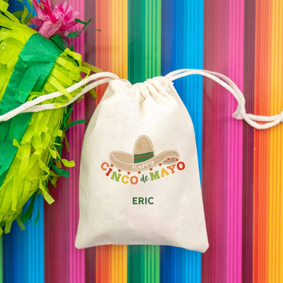 Personalized Fiesta Favor Bags -  - Wingpress Designs