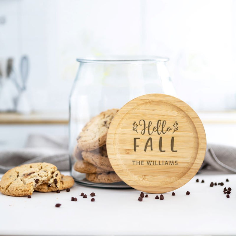 Personalized Seasonal Cookie Jars with 4 Lids -  - Qualtry