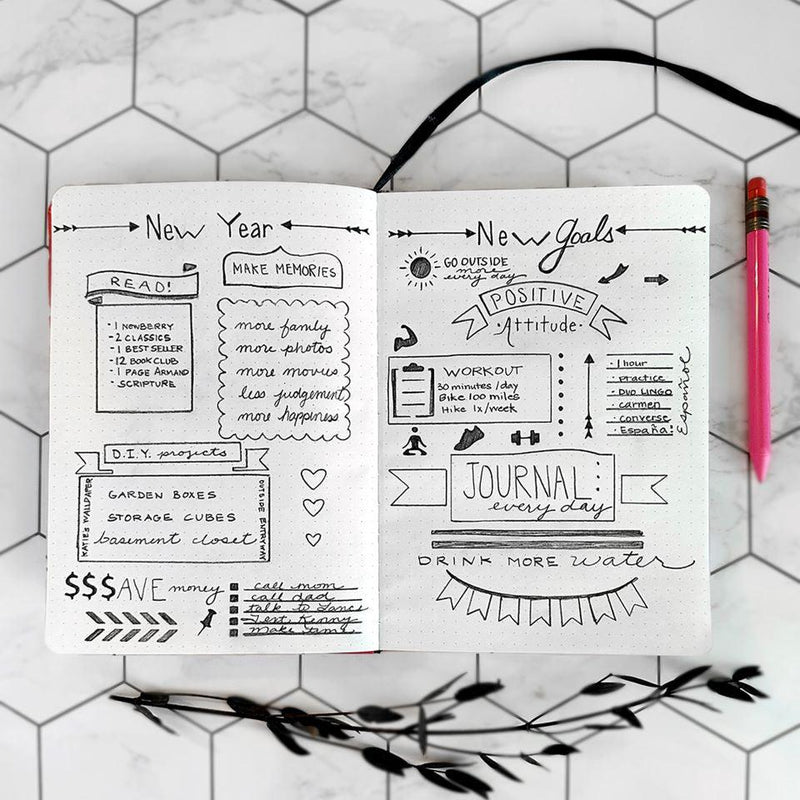 Personalized Leather Dot Journals -  - JDS