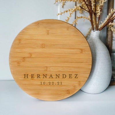 Personalized Bamboo Lazy Susan -  - Qualtry