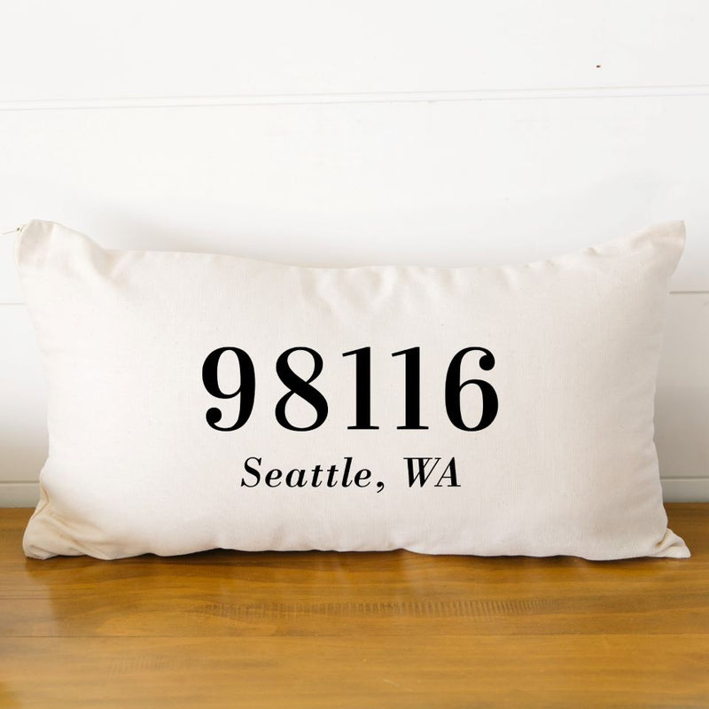 Personalized Family Names Lumbar Throw Pillow Covers -  - Qualtry