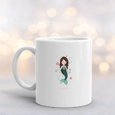 Personalized Mermaid Mugs 11oz. -  - Qualtry