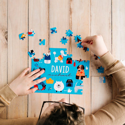 Personalized Space Jigsaw Puzzles for Kids - - Wingpress Designs