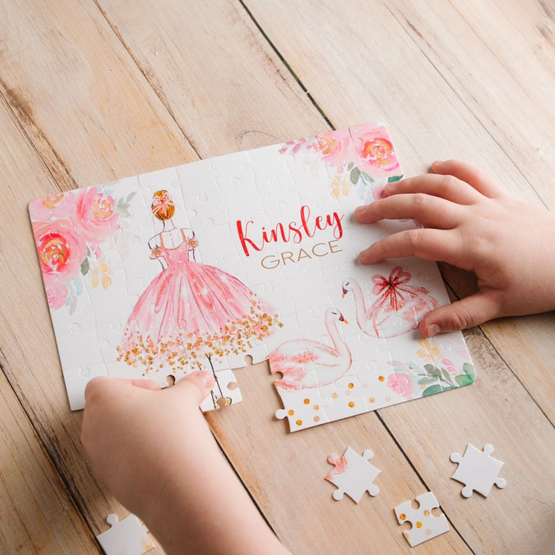 Personalized Ballerina Jigsaw Puzzles for Kids -