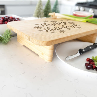 Personalized Raised Cutting Boards - Holiday Collection -  - Qualtry