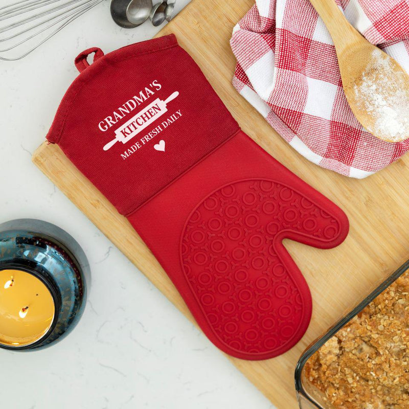Personalized Silicone Oven Mitts -
