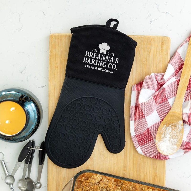 Personalized Silicone Oven Mitts -