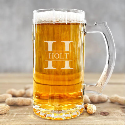 Personalized 12 oz. Sports Beer Mugs -  - JDS