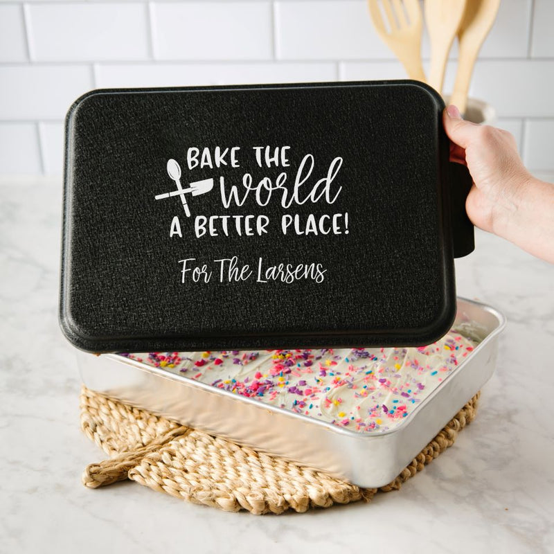 Personalized Aluminum Cake Pan -  - Qualtry