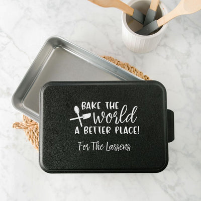Personalized Aluminum Cake Pan -  - Qualtry