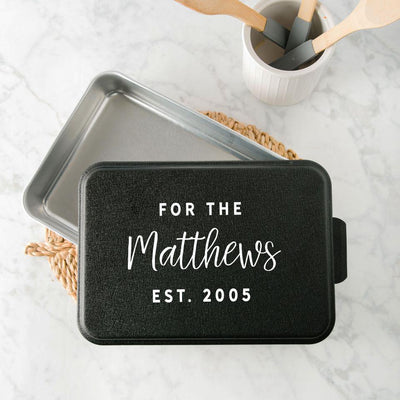 Personalized Aluminum Cake Pan -  - Qualtry