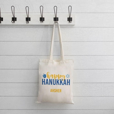 Personalized Hanukkah Tote Bag -  - Wingpress Designs