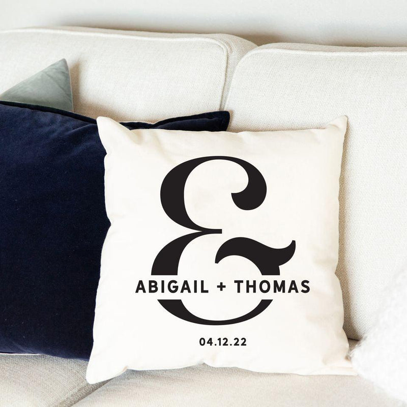 Personalized Wedding Throw Pillow Covers -  - Qualtry