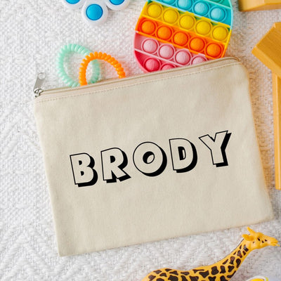 Personalized Kids Zippered Toy Bag -  - Qualtry