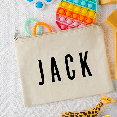 Personalized Kids Zippered Toy Bag -  - Qualtry