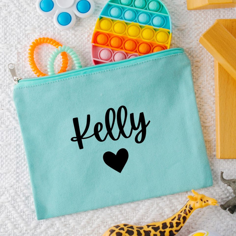 Personalized Kids Zippered Toy Bag -  - Qualtry