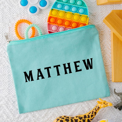 Personalized Kids Zippered Toy Bag -  - Qualtry