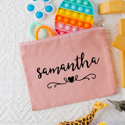 Personalized Kids Zippered Toy Bag -  - Qualtry