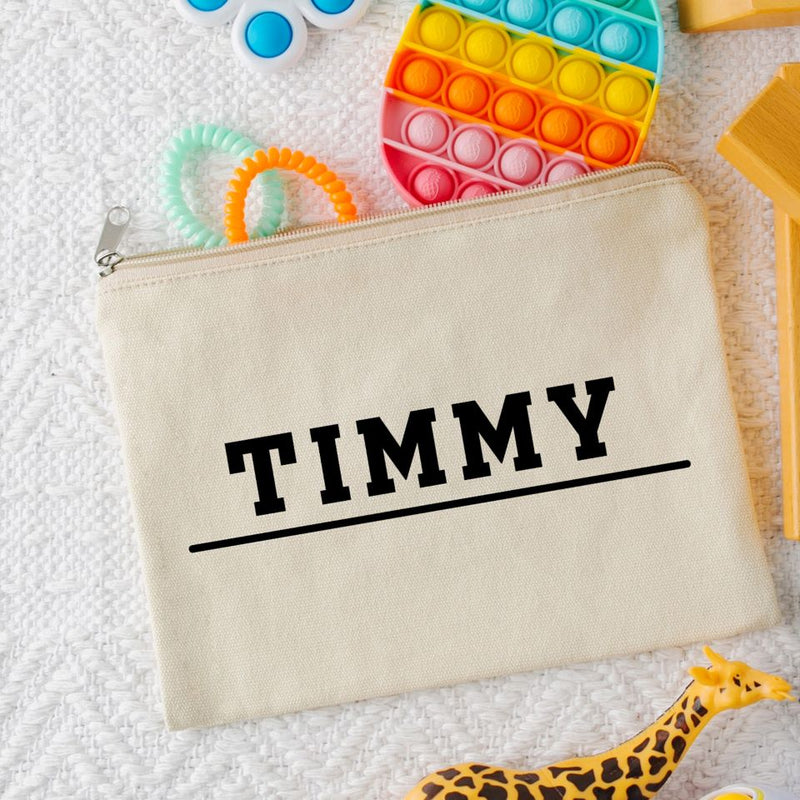 Personalized Kids Zippered Toy Bag -  - Qualtry