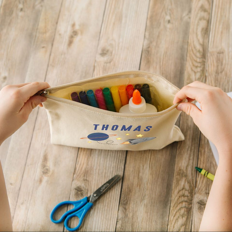 Personalized Kids Zippered Pencil Bags -  - Qualtry