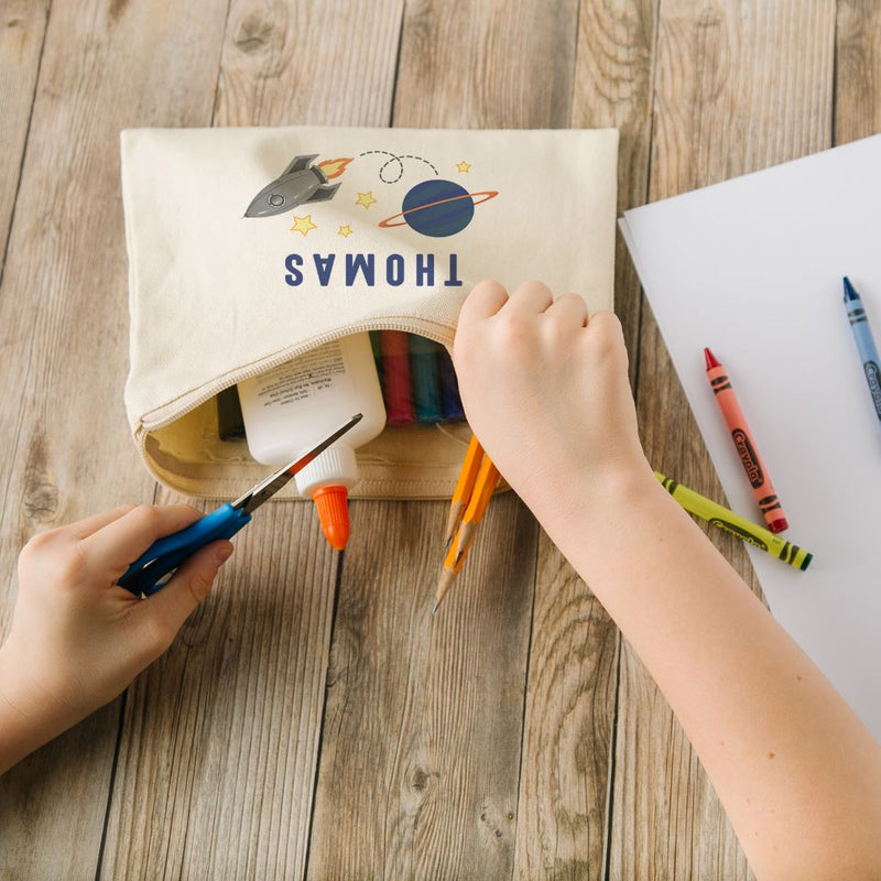 Personalized Kids Zippered Pencil Bags -  - Qualtry