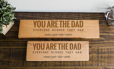 Personalized Wood Signs for Dad and Grandpa -  - Qualtry