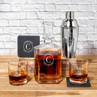 Personalized Decanter Barware Gift Set -  - JDS