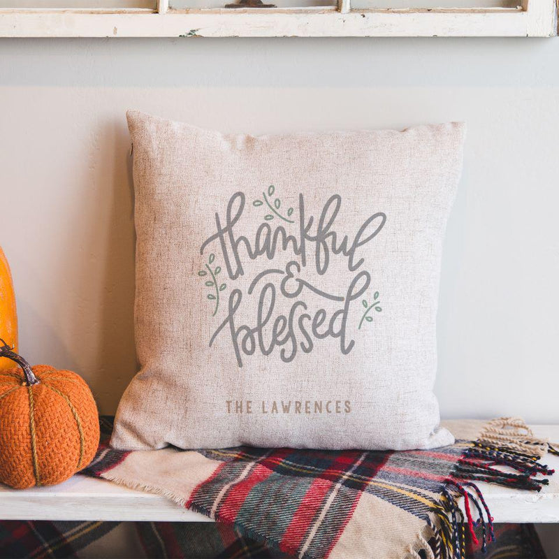 Personalized Fall Throw Pillow Covers -  - Qualtry