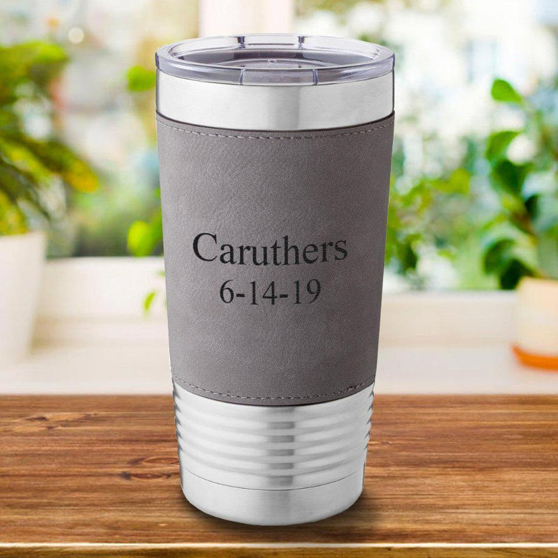 Personalized Gray 20oz. Travel Mug -  - JDS