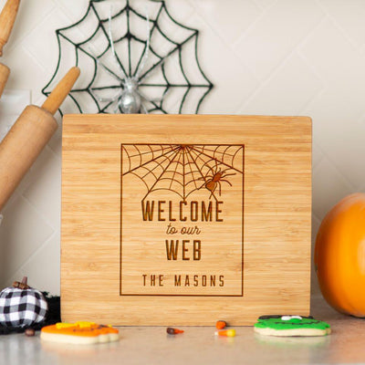 Personalized Halloween Bamboo Cutting Boards 11 x 13 -  - Qualtry
