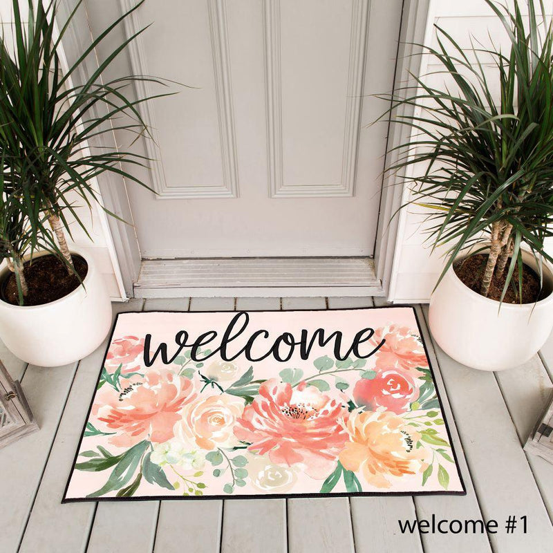 Personalized Floral Doormats -  - Qualtry