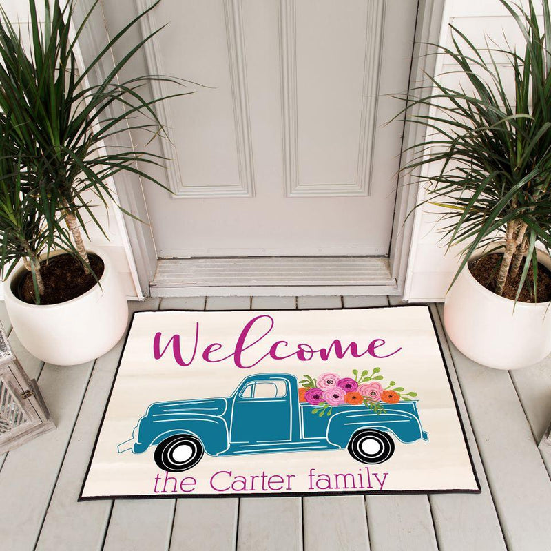 Personalized Floral Doormats -  - Qualtry