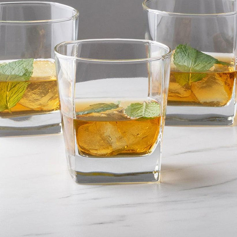 Personalized Square Cocktail Glass -