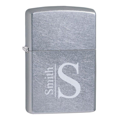 Personalized Chrome Zippo Lighter -  - Zippo