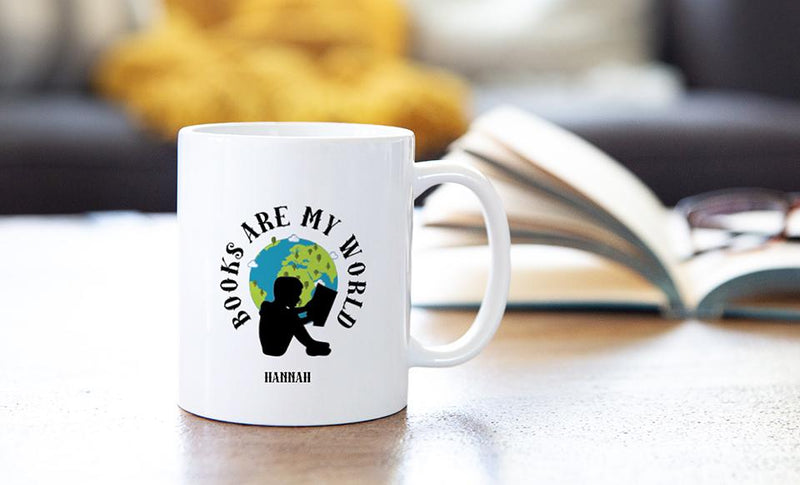 Personalized Books Are My World Mug Collection -  - Qualtry